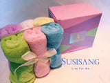 Susisang Baby face Towels (12''*12'') (six in a pack)
