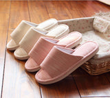 Simple Linen non-sliper wood floor Slipper