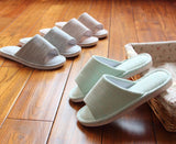 Simple Linen non-sliper wood floor Slipper